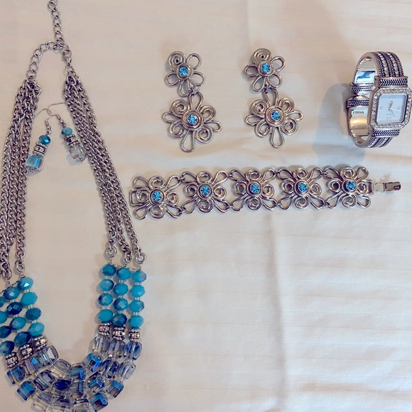Premier Designs Jewelry - 2 Stunning Jewelry Sets & 1 Beautiful Cuff Watch for 1 Price!!!